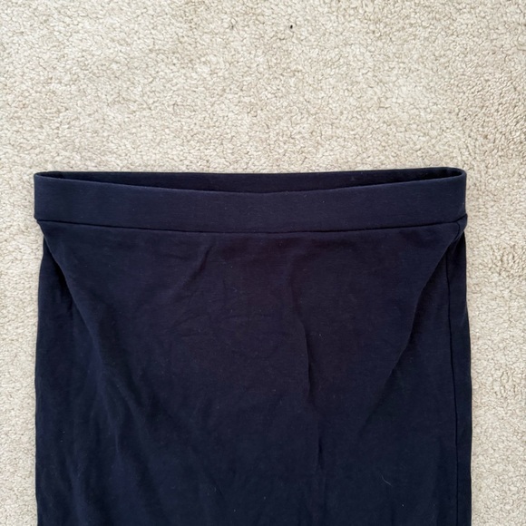 Legoe Heritage navy bodycon maternity skirt AUS size 2 - Picture 8 of 11